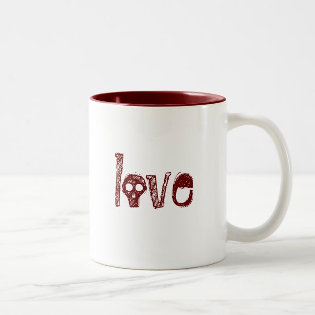 Caneca De Café Em Dois Tons Love Mug (Direita)