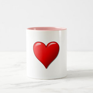 Caneca De Café Em Dois Tons Love Mug