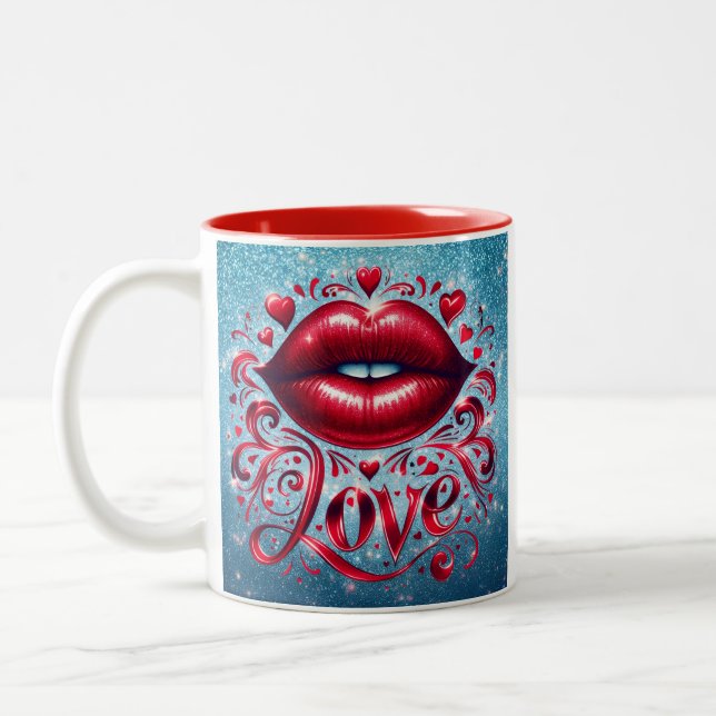 Caneca De Café Em Dois Tons Love Mug (Esquerda)