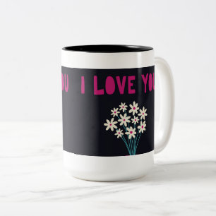 Caneca De Café Em Dois Tons Love Mugs