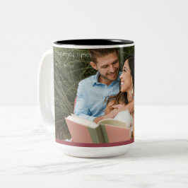 Caneca De Café Em Dois Tons Love note