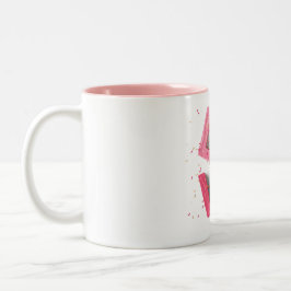 Caneca De Café Em Dois Tons Love Valentine Day vibe Café Mug