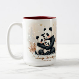 Caneca De Café Em Dois Tons Loving Christmas Mom Mug