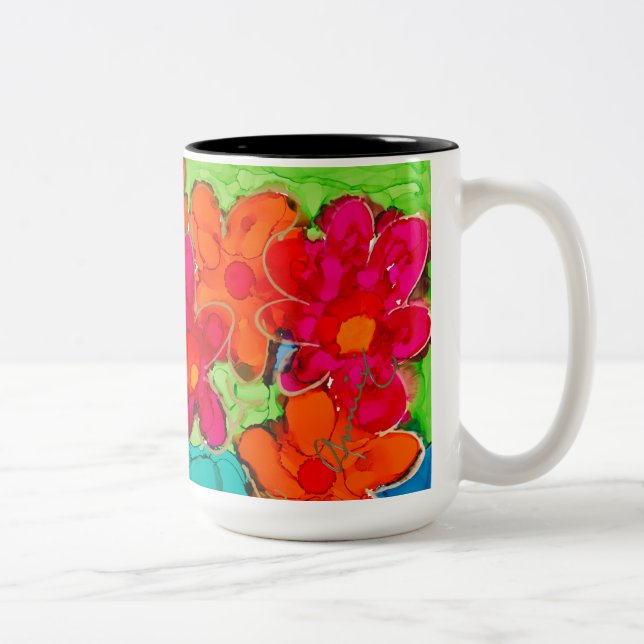 Caneca De Café Em Dois Tons Lovitude Café Mug "Nova Perspectiva" (Direita)