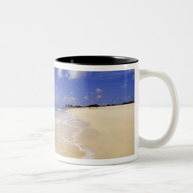 Caneca De Café Em Dois Tons Low Bay Beach, Barbuda, Antígua (Direita)