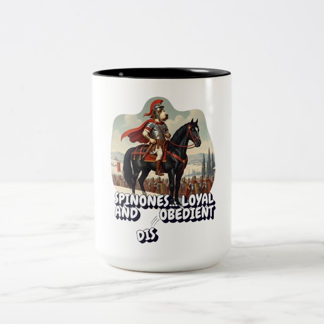 Caneca De Café Em Dois Tons Loyal Italian Spinone (Centro)