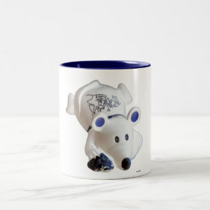 Caneca De Café Em Dois Tons Lucky Mouse Mug