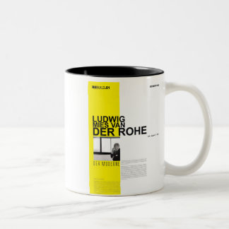 Caneca De Café Em Dois Tons Ludwig Mies Van Der Rohe