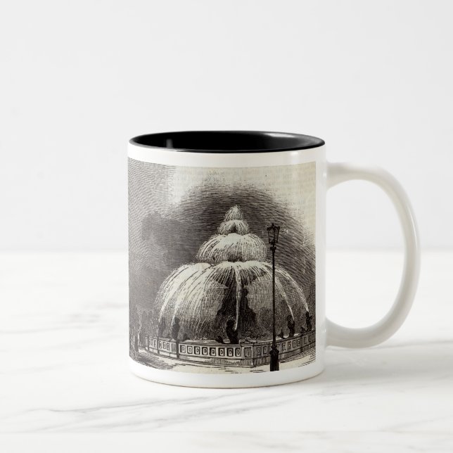 Caneca De Café Em Dois Tons Lugar de la Concorde, Paris (Direita)