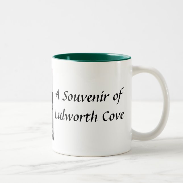 Caneca De Café Em Dois Tons Lulworth Cove Souvenir Mug (Direita)