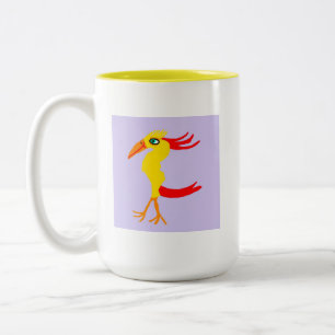 Caneca De Café Em Dois Tons Lumilla A Galinha Arrogante 🐓