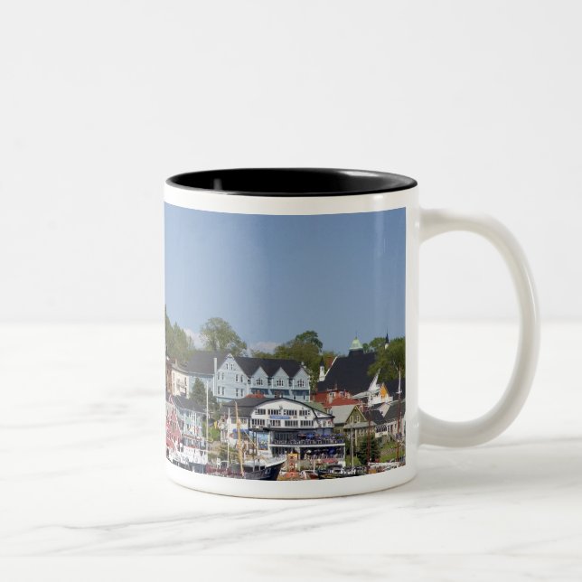 Caneca De Café Em Dois Tons Lunenberg, Nova Scotia, Canadá. 4 (Direita)