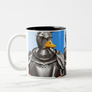 Caneca De Café Em Dois Tons lutas de patos