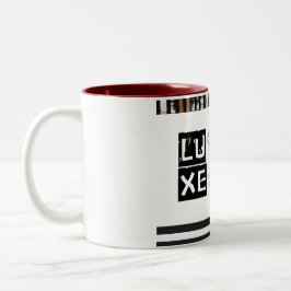 Caneca De Café Em Dois Tons LUXE Sophisticated Soul