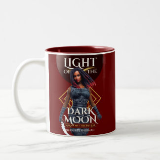 Caneca De Café Em Dois Tons Luz do Café Vermelho da Lua Escura e Mug de Chá