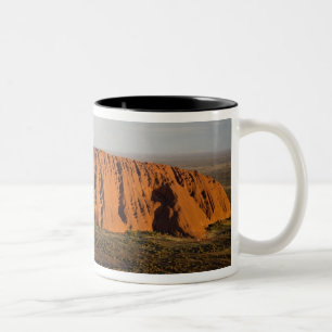 Caneca De Café Em Dois Tons Luz do final da tarde em Uluru / Ayers Rock,
