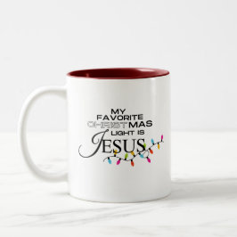 Caneca De Café Em Dois Tons Luz do Mundo