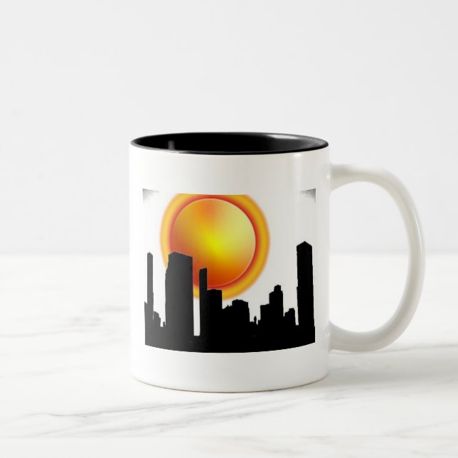 Caneca De Café Em Dois Tons Luz do sol de Atlanta (Direita)