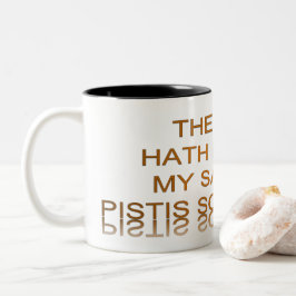 Caneca De Café Em Dois Tons Luz Hath Torna-Se Meu Salvador