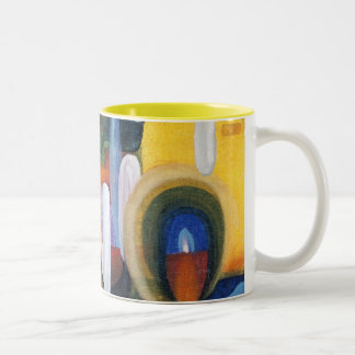 Caneca De Café Em Dois Tons Luzes da Cidade