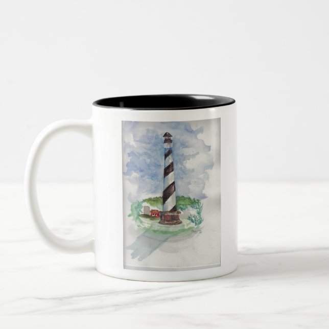 CANECA DE CAFÉ EM DOIS TONS LUZES DE ILUMINAÇÃO DE HATTERAS CAPE (Esquerda)