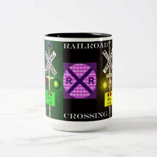 Caneca De Café Em Dois Tons Luzes de piscamento