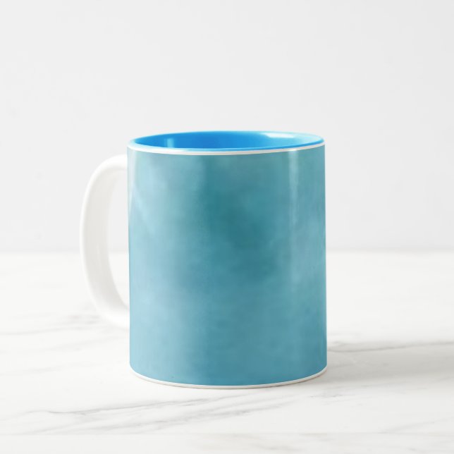 Caneca De Café Em Dois Tons M blue (Frente Esquerda)