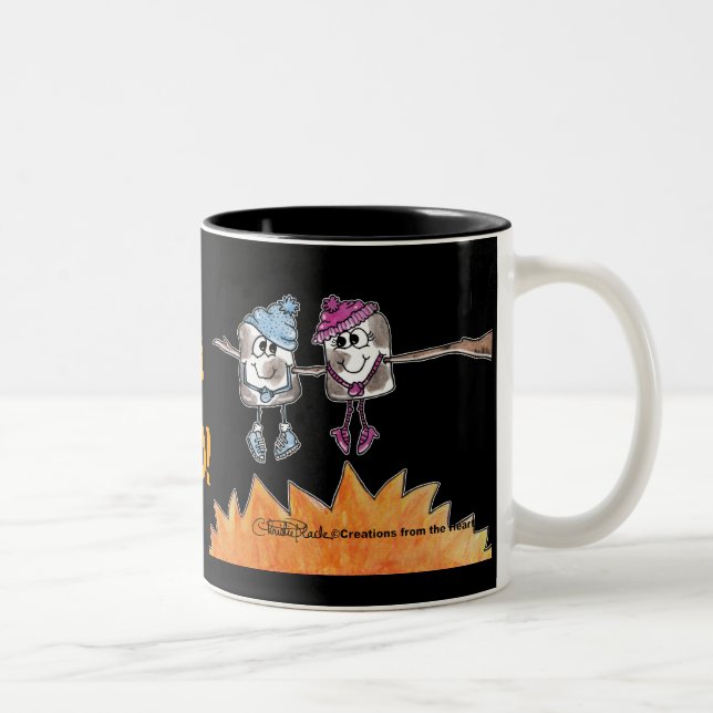 Caneca De Café Em Dois Tons Má Torrada (Direita)
