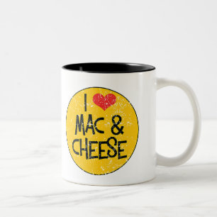 Caneca De Café Em Dois Tons Mac n Cheese Lover Mug
