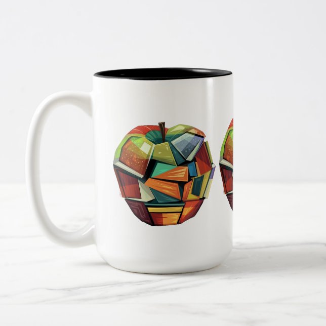 Caneca De Café Em Dois Tons Maçã (Esquerda)