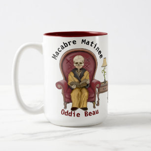 Caneca De Café Em Dois Tons Macabre Matinee Edition de Oddie Beau