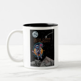 Caneca De Café Em Dois Tons macaco GALÁXIA