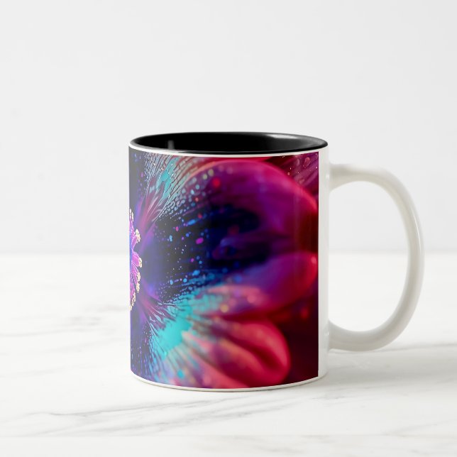 Caneca De Café Em Dois Tons Macro Radiant Riot (Direita)
