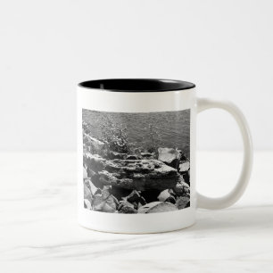 Caneca De Café Em Dois Tons Madeira derivada