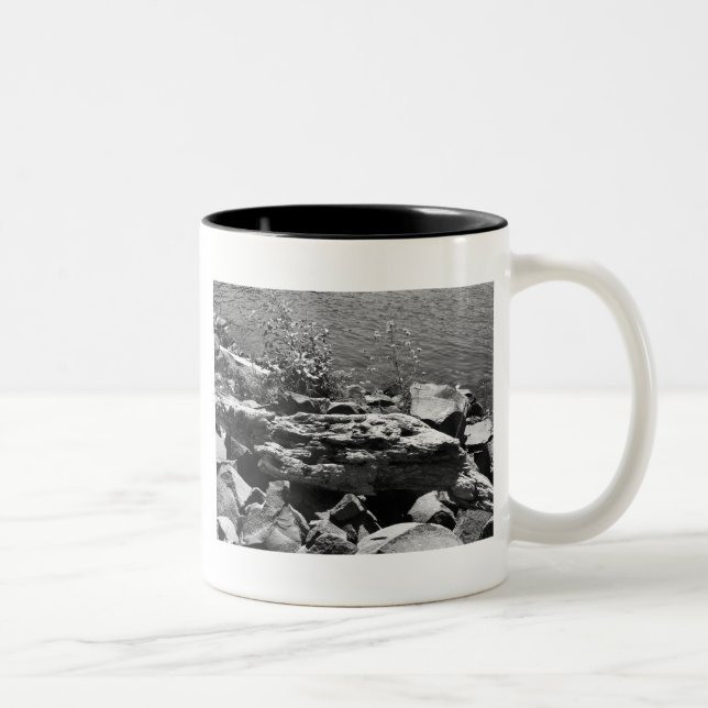 Caneca De Café Em Dois Tons Madeira derivada (Direita)