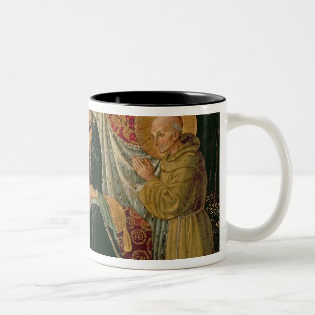 Caneca De Café Em Dois Tons Madonna e criança 2 (Direita)