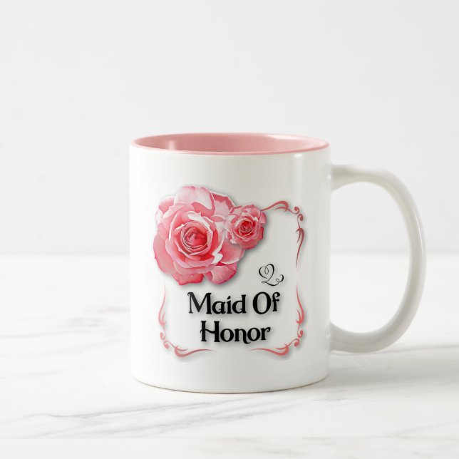 Caneca De Café Em Dois Tons Madrinha de casamento (Direita)