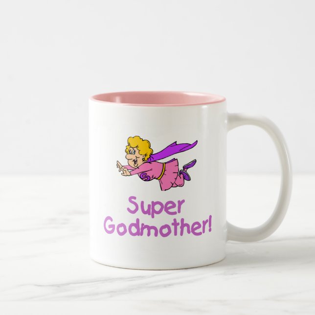 Caneca De Café Em Dois Tons Madrinha super (Ppl) (Direita)