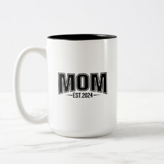 Caneca De Café Em Dois Tons Mãe 2024