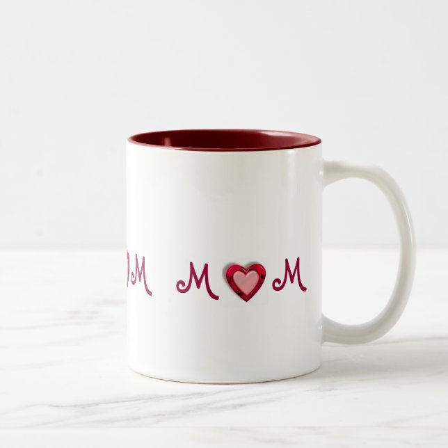 Caneca De Café Em Dois Tons Mãe Coffee Mug (Direita)