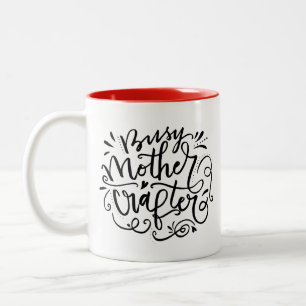 Caneca De Café Em Dois Tons Mãe-coroa ocupada