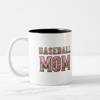 Caneca De Café Em Dois Tons Mãe de beisebol