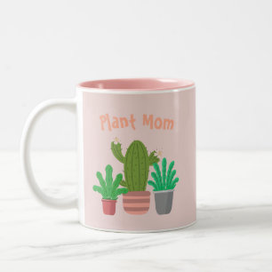Caneca De Café Em Dois Tons Mãe de Planta