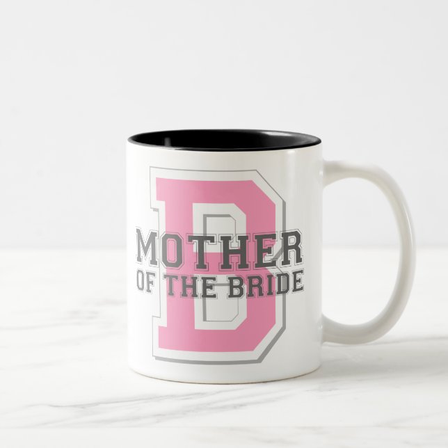 Caneca De Café Em Dois Tons Mãe do elogio da noiva (Direita)