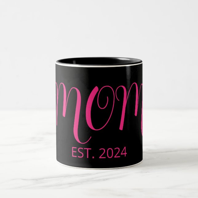 Caneca De Café Em Dois Tons Mãe Estabeleceu Grande Roteiro Novo Presente de Mã (Centro)