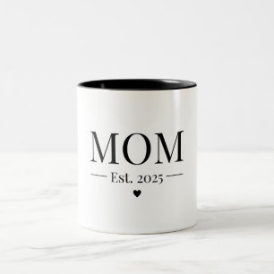 Caneca De Café Em Dois Tons Mãe Estabelecida 2025