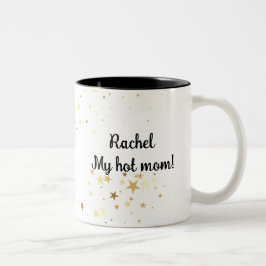 Caneca De Café Em Dois Tons Mãe gostosa