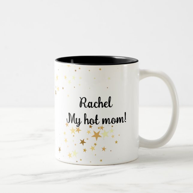 Caneca De Café Em Dois Tons Mãe gostosa (Direita)