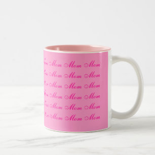 Caneca De Café Em Dois Tons Mãe Mug