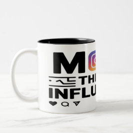 Caneca De Café Em Dois Tons Mãe: O Influenciador OG